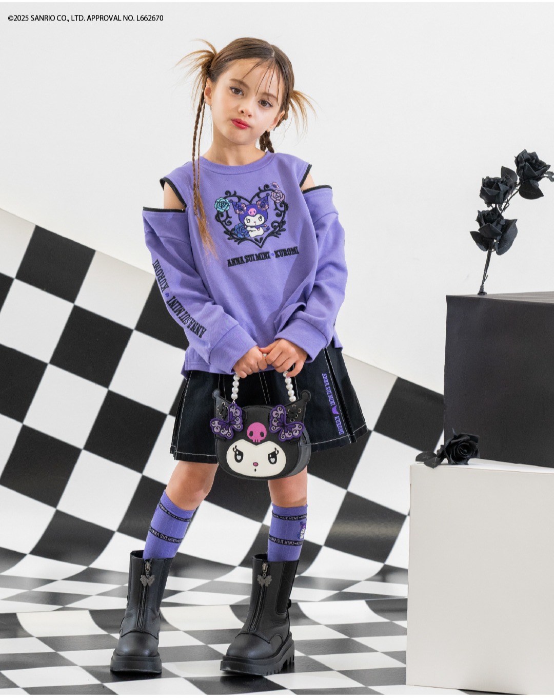 ANNA SUI mini 〉KUROMI Collaboration Item💜 | アナ スイ・ミニ