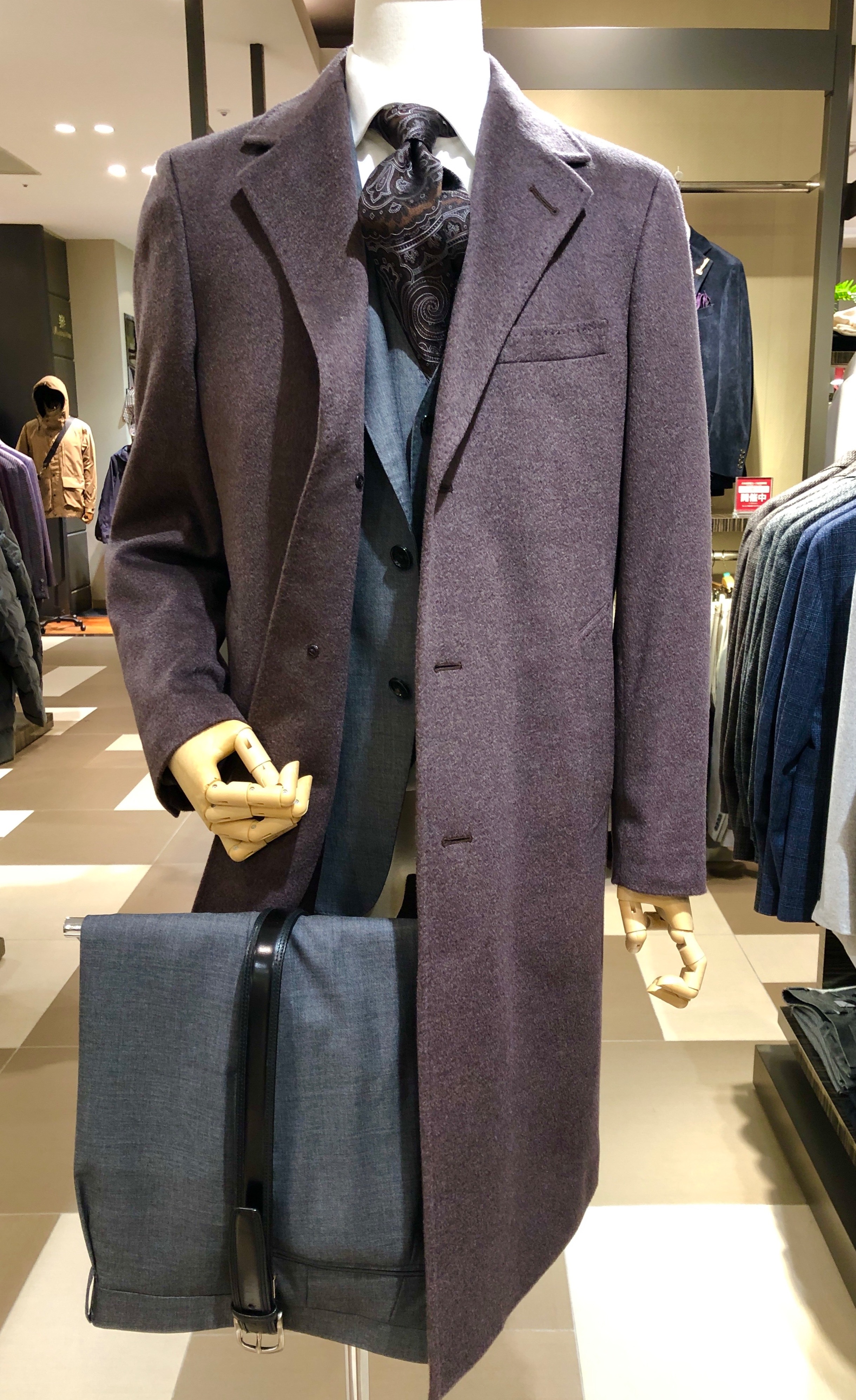 高級感あふれるカシミヤチェスターコート | エドワーズ | 大丸東京店