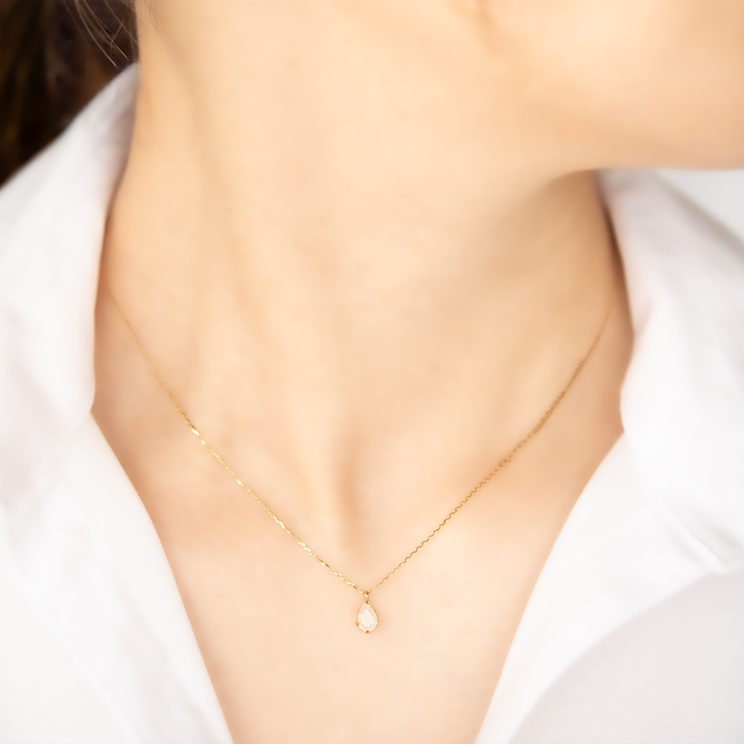 ネックレス K18イエローゴールド オパール アクセサリーPePe