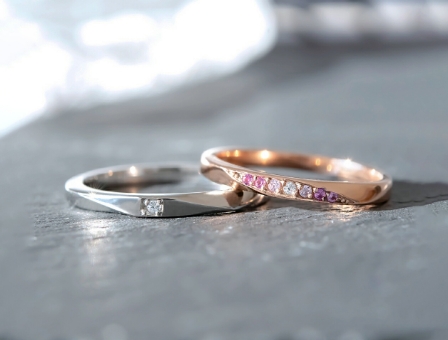 ピアス K10ピンクゴールド キュービックジルコニア (ハート