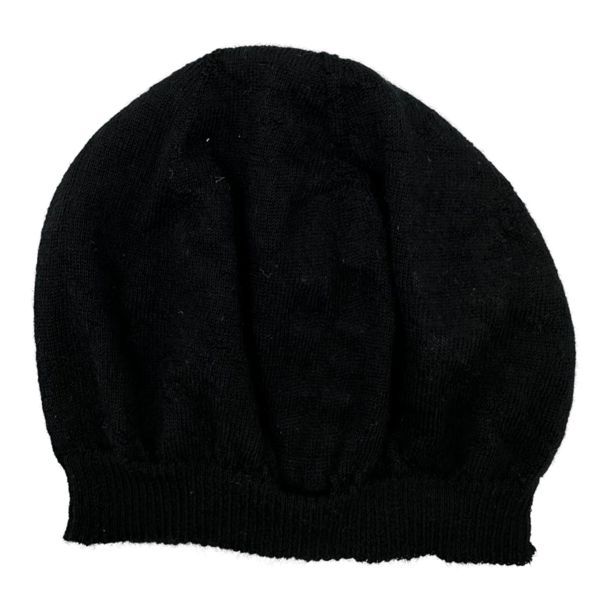 Rick Owens(リックオウエンス) 100% cashmere beanie knit hat