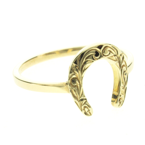 ハワイアンジュエリー/K10YG/ホースシューリング | ハワイアン