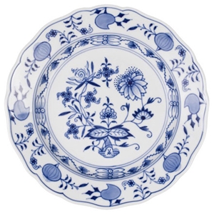 マイセン ブルーオニオン 三日月プレート 800101/00245 | ブルー