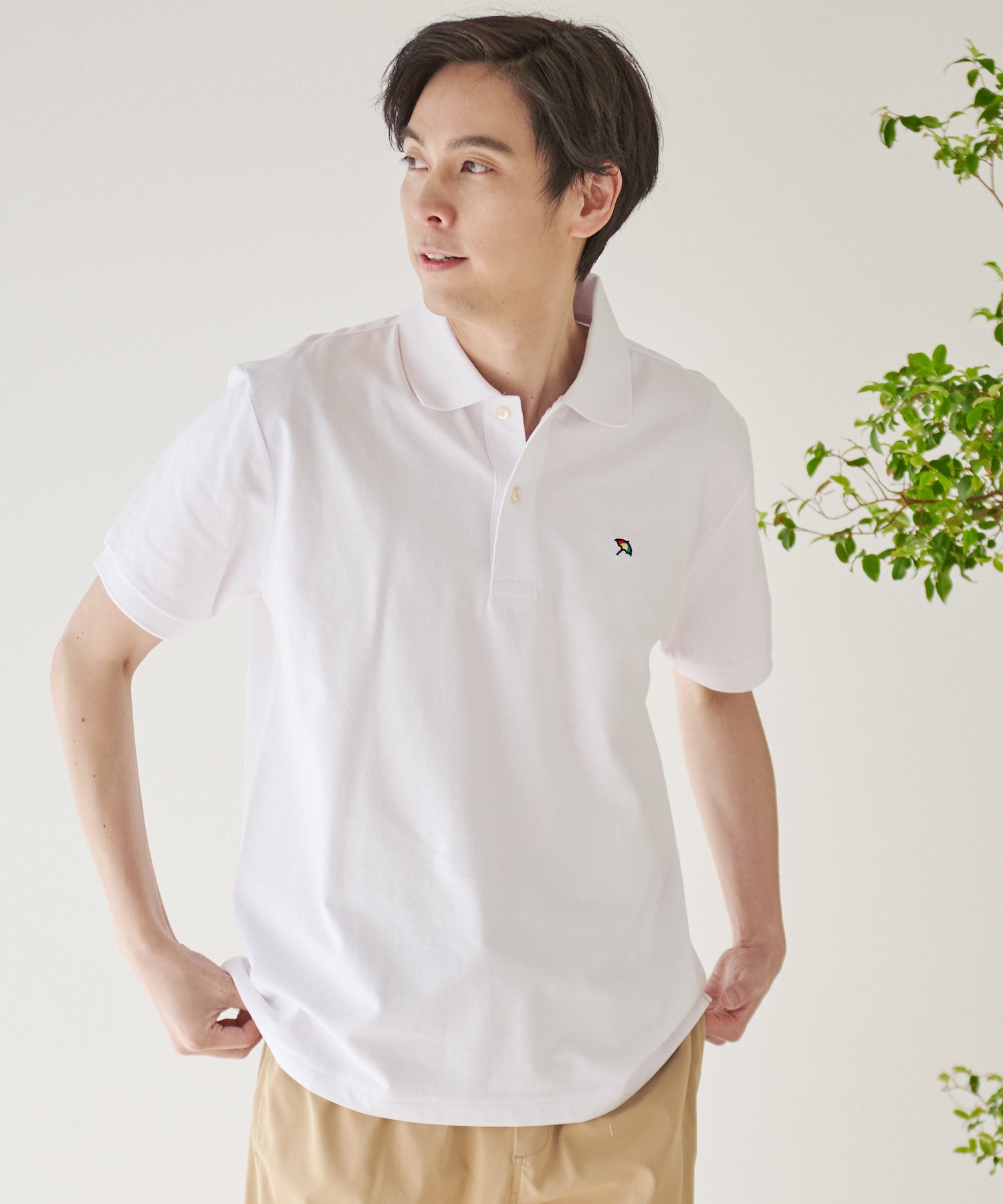 88096 アーノドパーマーポロシャツ白L