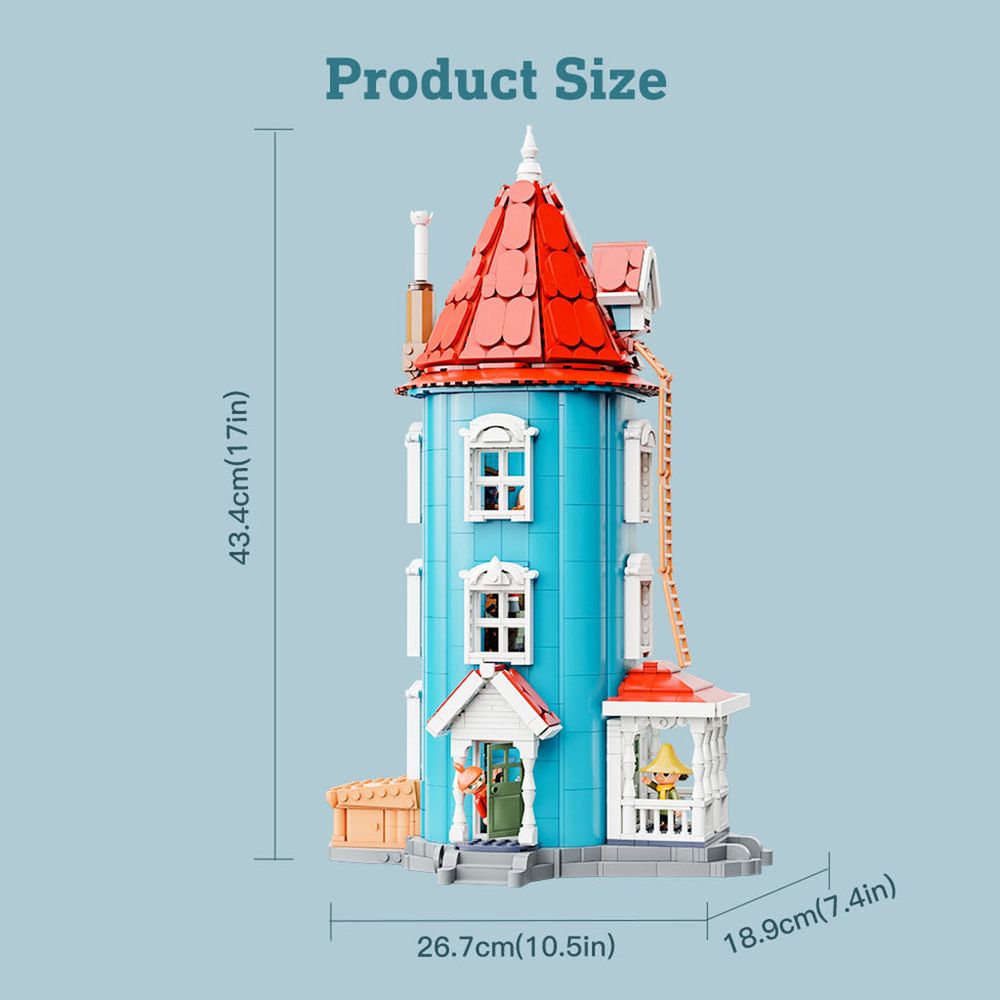 Moominhouse Building Block Model - The Official Moomin Shop