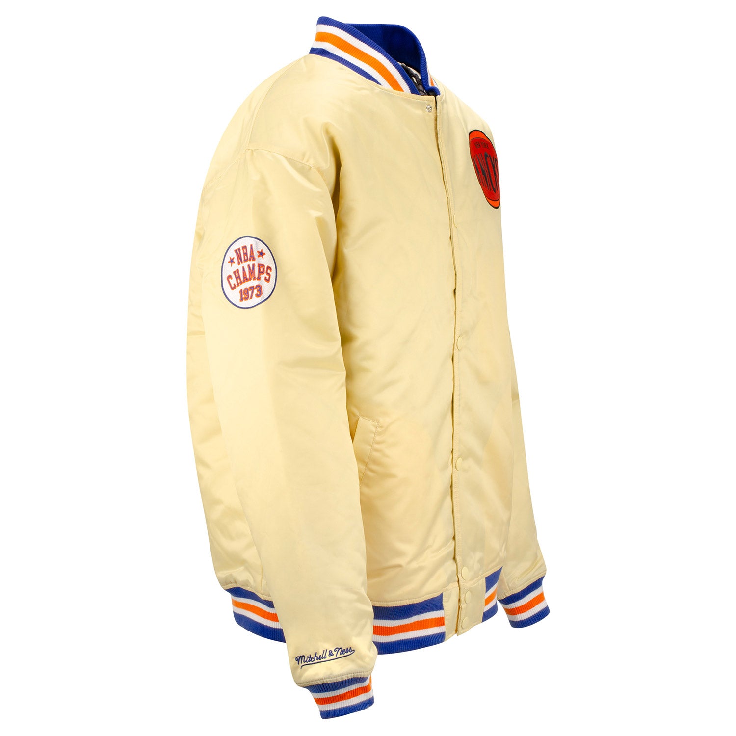 Mitchell & Ness Knicks Big & Tall Gold Satin Jacket – Shop Madison