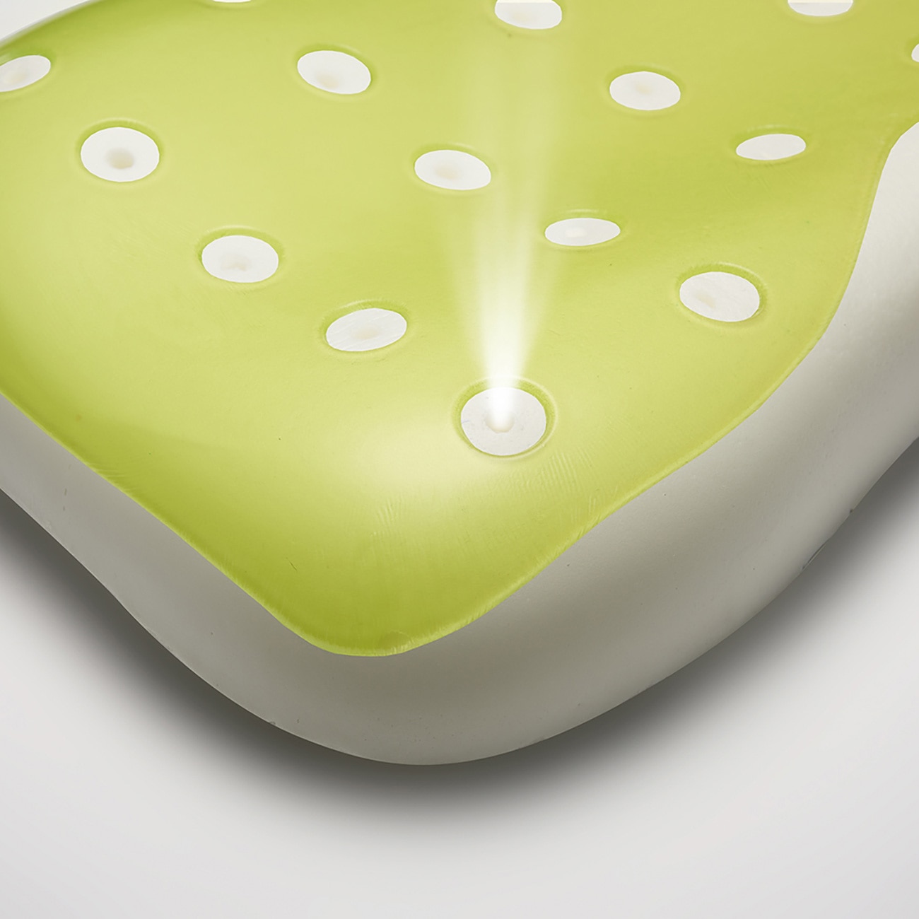 エアー4D］ピロー （低）63×38×11cm グレー 側地：ポリエステル100