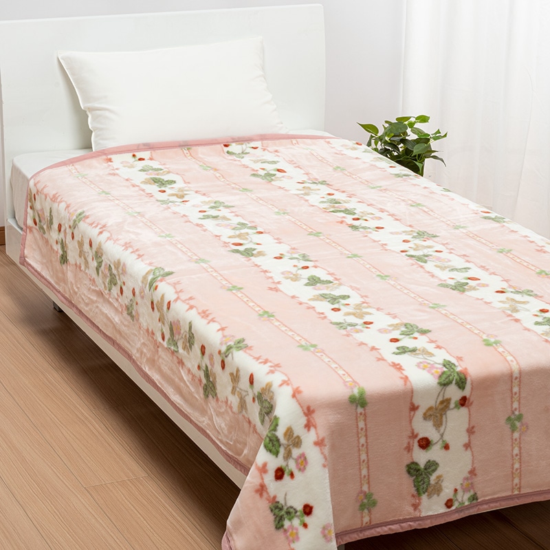 ウェッジウッド アクリルニューマイヤー毛布（毛羽部分）(（シングル