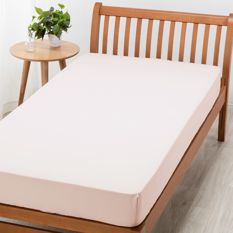 ボーテ クイック(R)シーツ （シングル）100×200cm ピンク 綿100