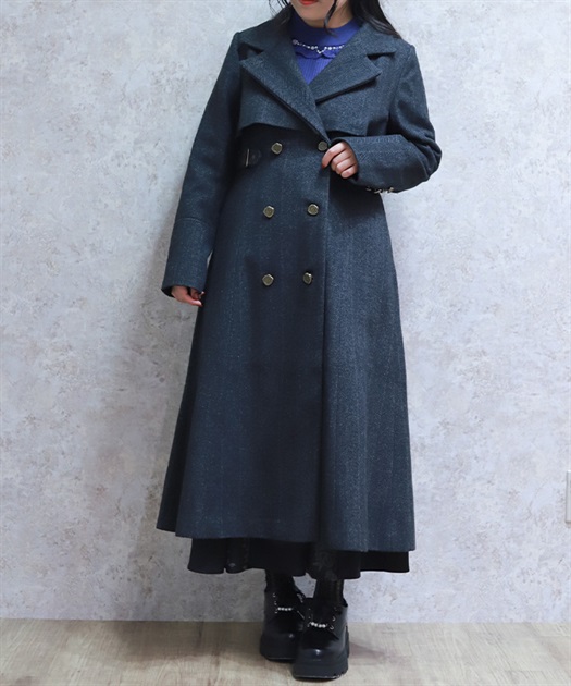 2WAYカラーロングコート | axes femme | axes femme online shop