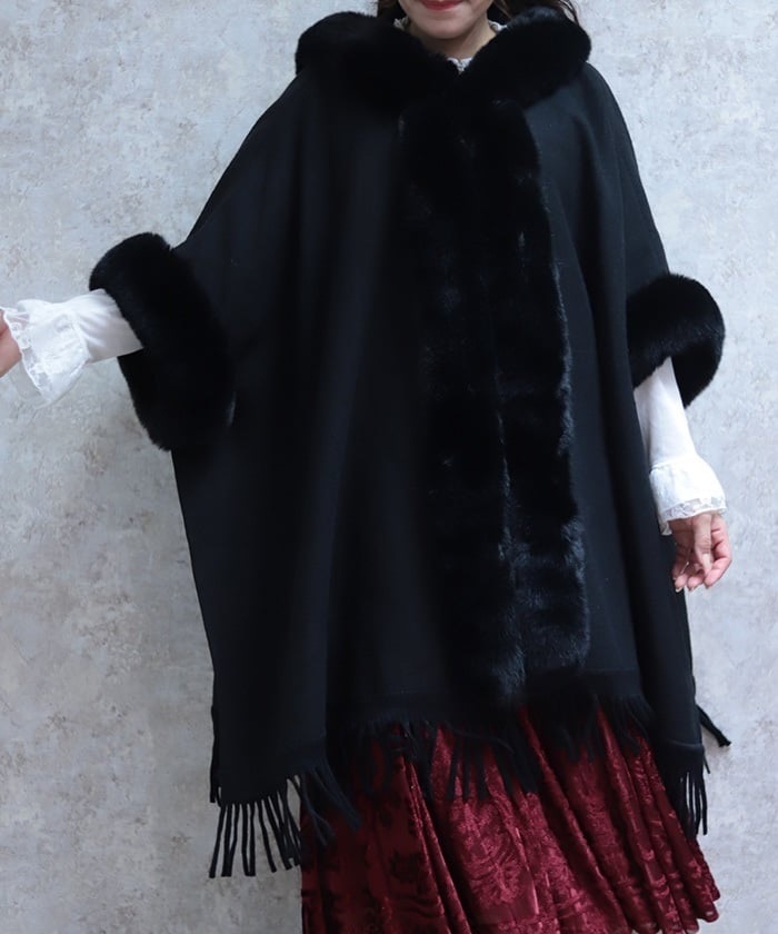 ファー付ケープ | axes femme | axes femme online shop