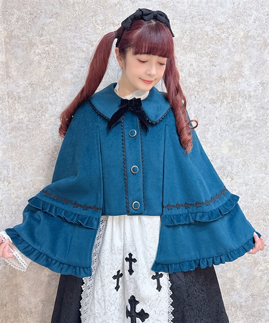 フリルケープコート | Chalmiere | axes femme onlineshop