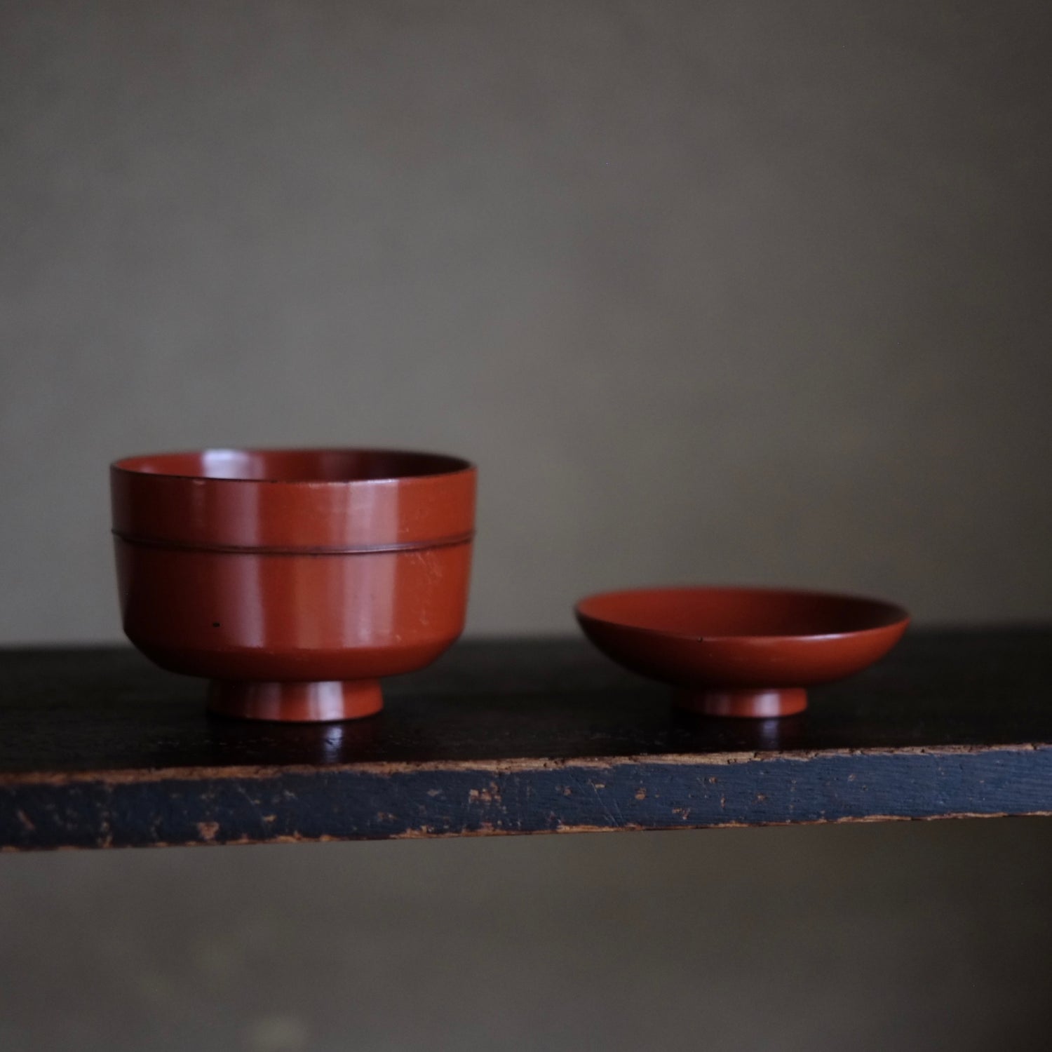 時代 吉野地方 根来蓋付壺椀 C (江戸時代) – 逢季荘