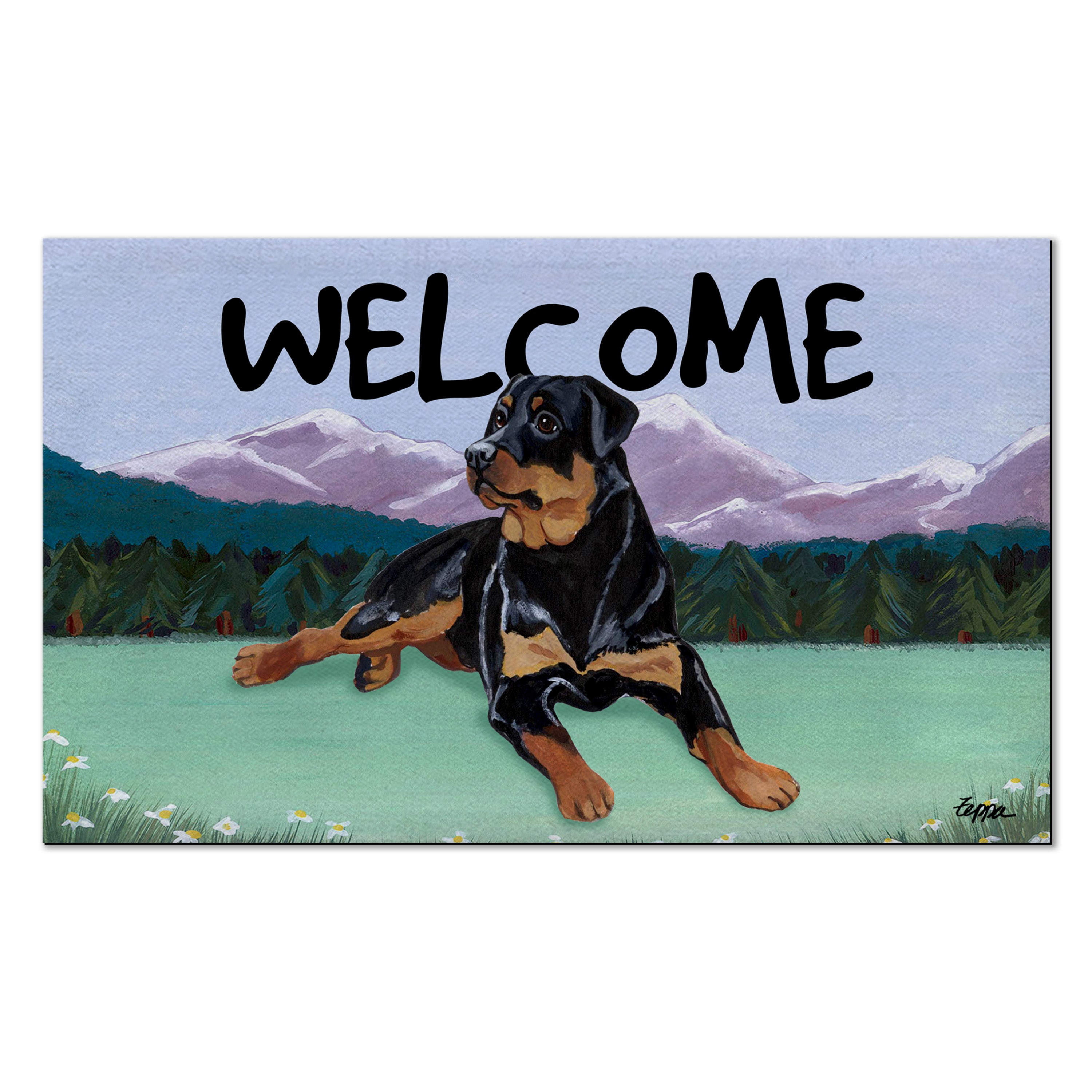 Rottweiler Welcome Mat | AKC Shop