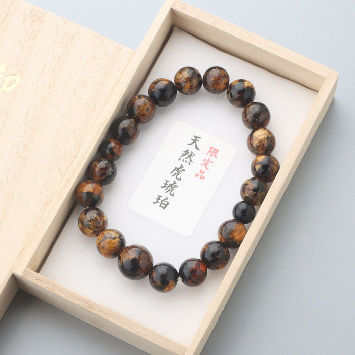 腕輪 天然虎琥珀 10mm 桐箱入 — 仏壇・仏具専門店 ぶつえいどう