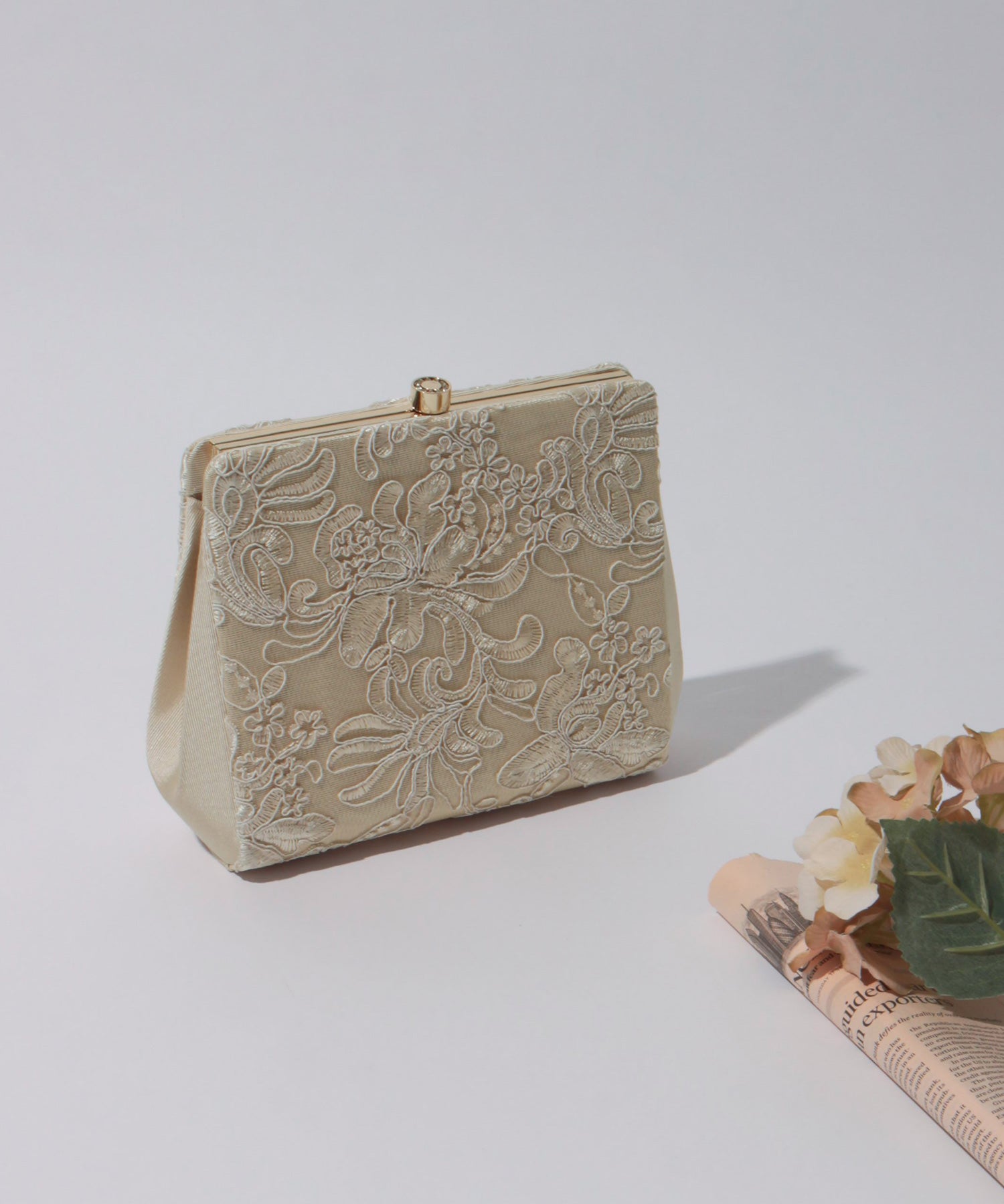 3way刺繍レースクラッチバッグ 結婚式｜パーティーバッグ・クラッチ