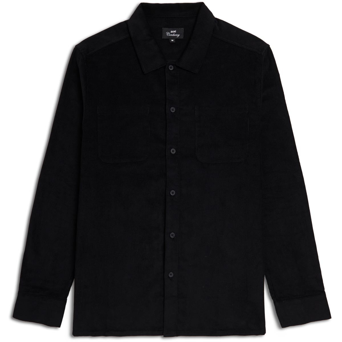 CCS Long Sleeve Corduroy Shirt - Black