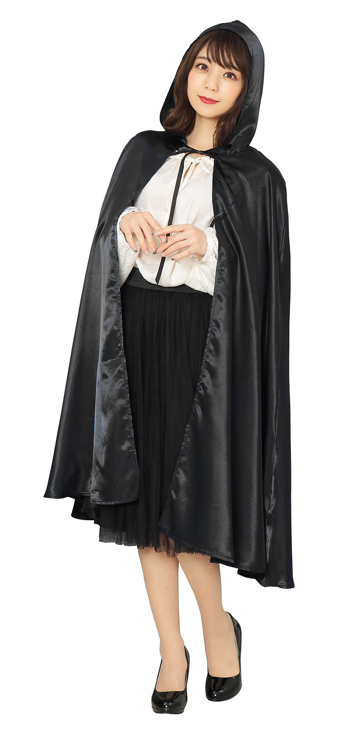 ≪スタンミさん着用≫ コスプレ 仮装 ハロウィン ブラックマント ユニ