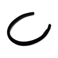 ソフトエレガントベルベット フレキシフィットヘアバンド(ブラック