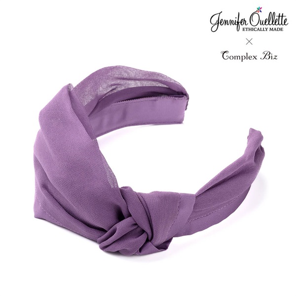 Jennifer Ouellette 紫 リボンヘアバンド Jennifer Ouellette パープル