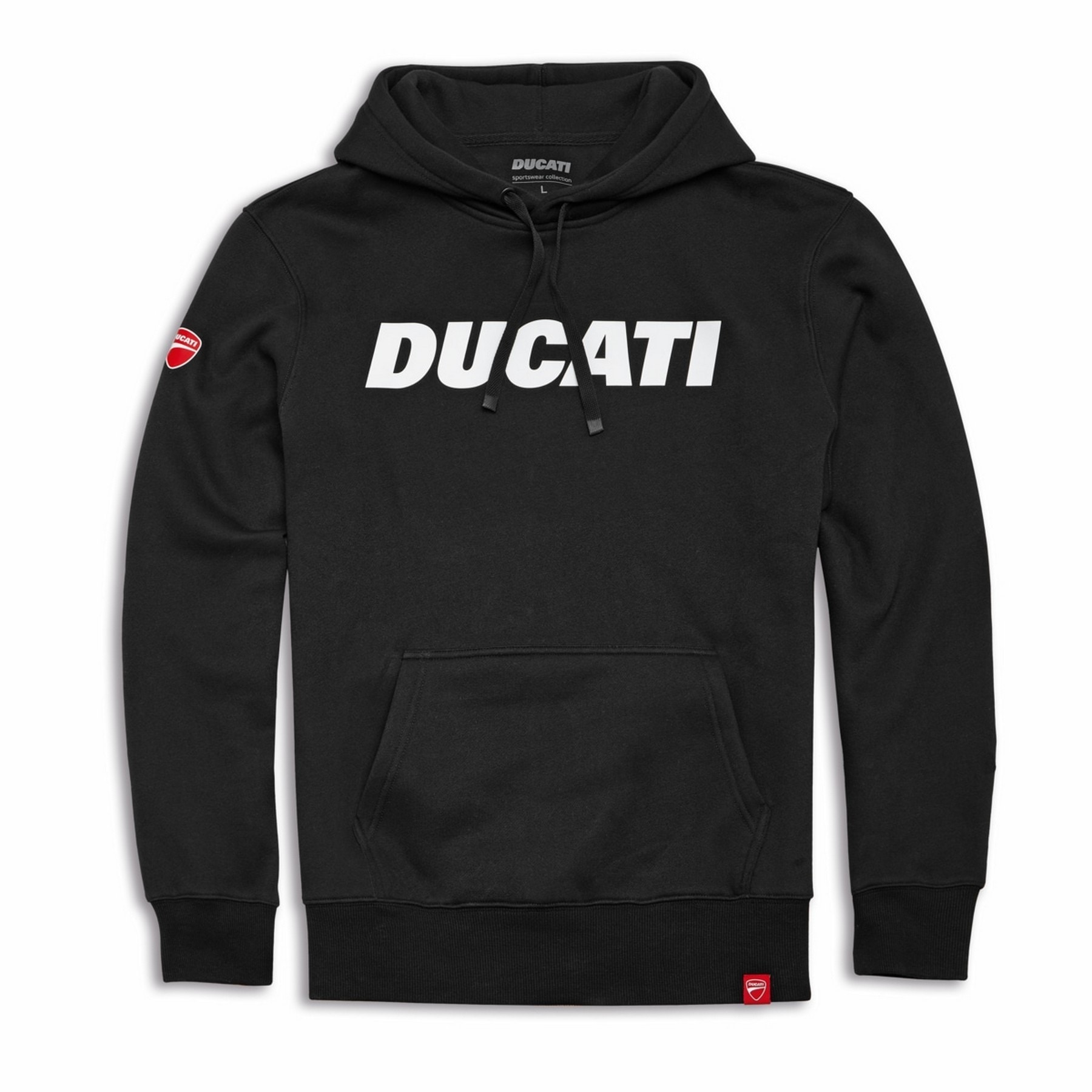 フード付きスウェット-Ducati Logo ブラック 男性