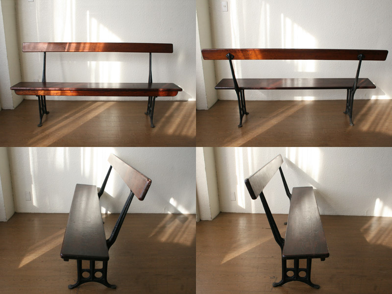 オールドチャーチベンチ｜アンティーク家具・照明の専門店｜デニム