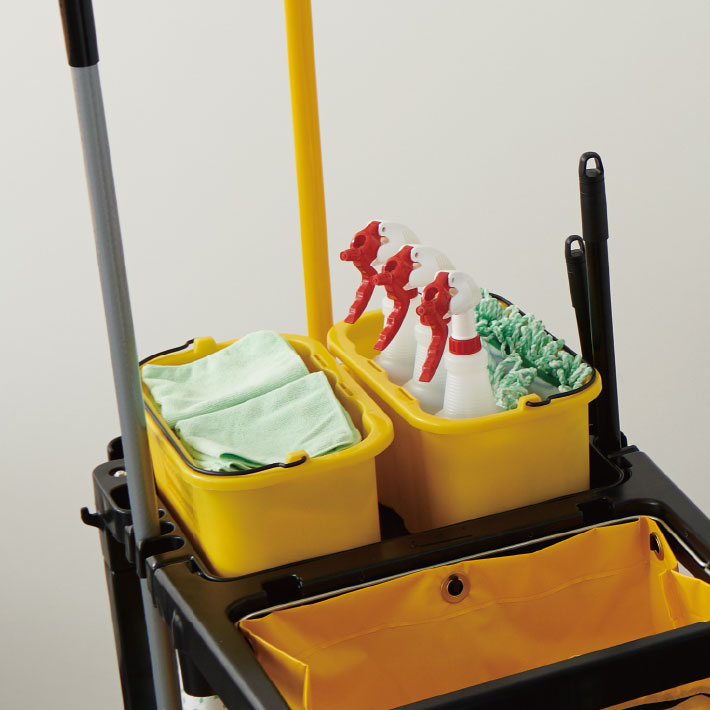 RUBBERMAID | ラバーメイド ジャニターカート用キャディ W356×D191