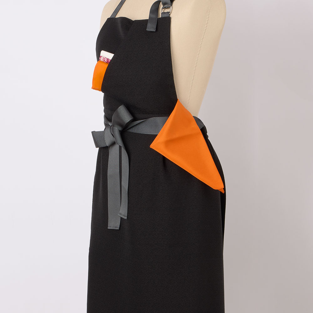 お稽古エプロン(黒): ファッション・ビューティー雑貨 | スイーツ