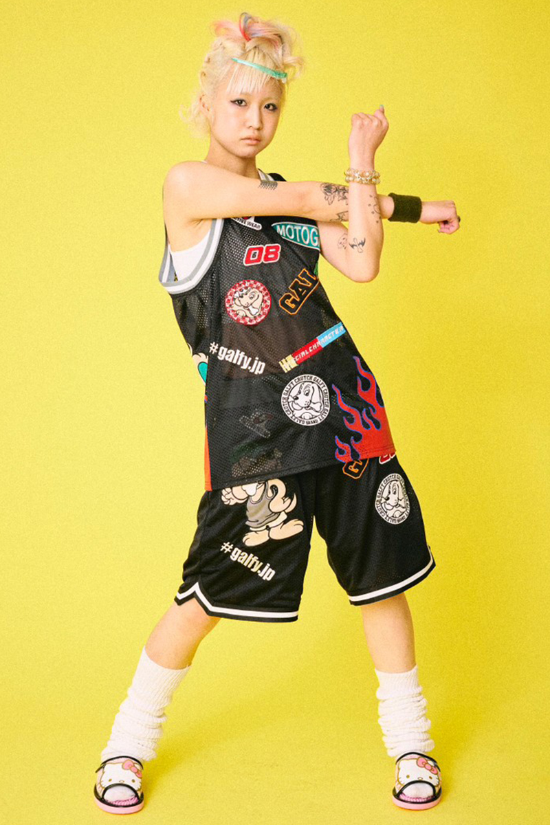 GALFY (ガルフィー) 「チーム犬」メッシュタンク BLACK / ロック