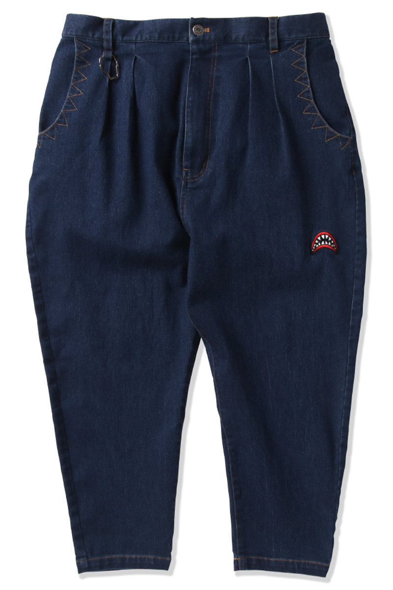 PUNK DRUNKERS (パンクドランカーズ) 鮫人テーパードデニム - INDIGO