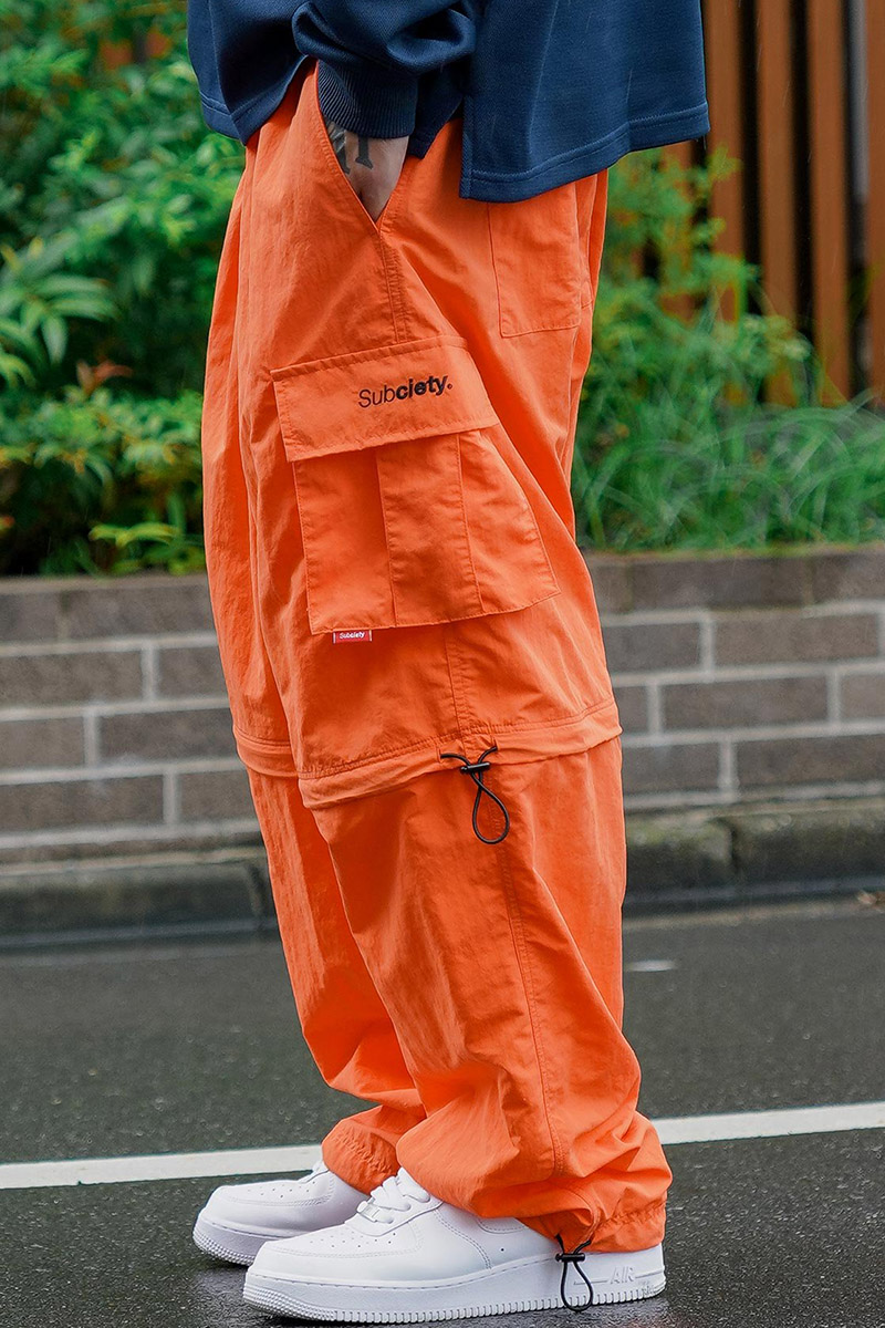 Subciety(サブサエティ) MUTANT CARGO PANTS-ORANGE / ロック