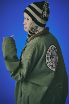 LiSA Goner スタジャン グリーン/ホワイト LiSA Goner スタジャン