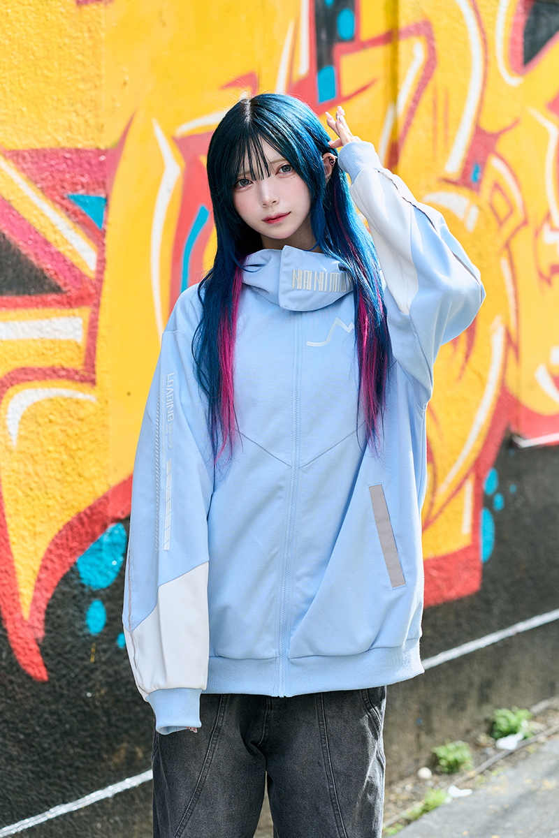 数量限定予約】NANIMONO×over print ”ジャージは戦闘服☆” BLUE