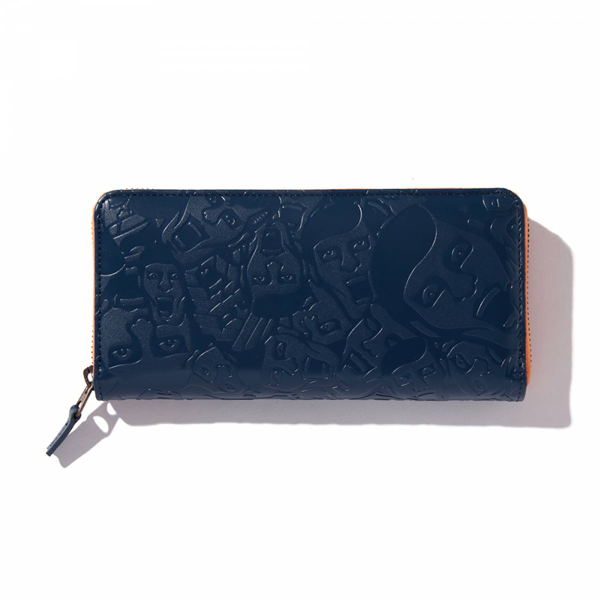 予約商品】PUNK DRUNKERS アイツ総柄長財布 - BLUE / ロック