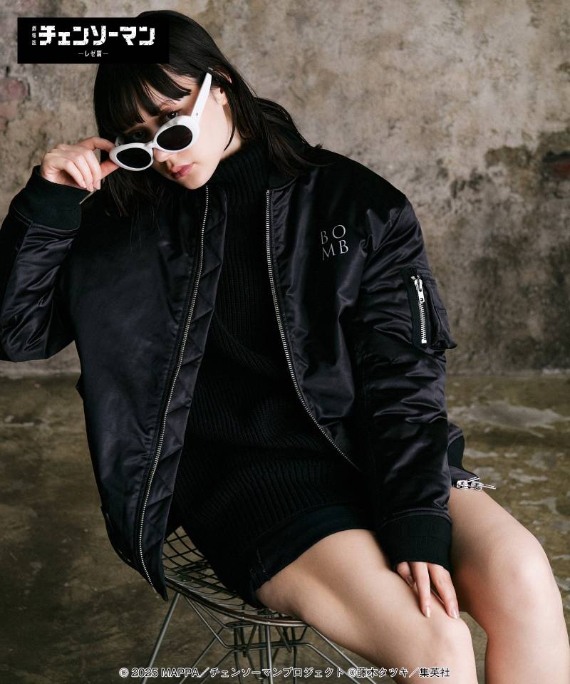 予約商品】チェンソーマンxglamb(グラム) Bomb Bomber Jacket / ボム
