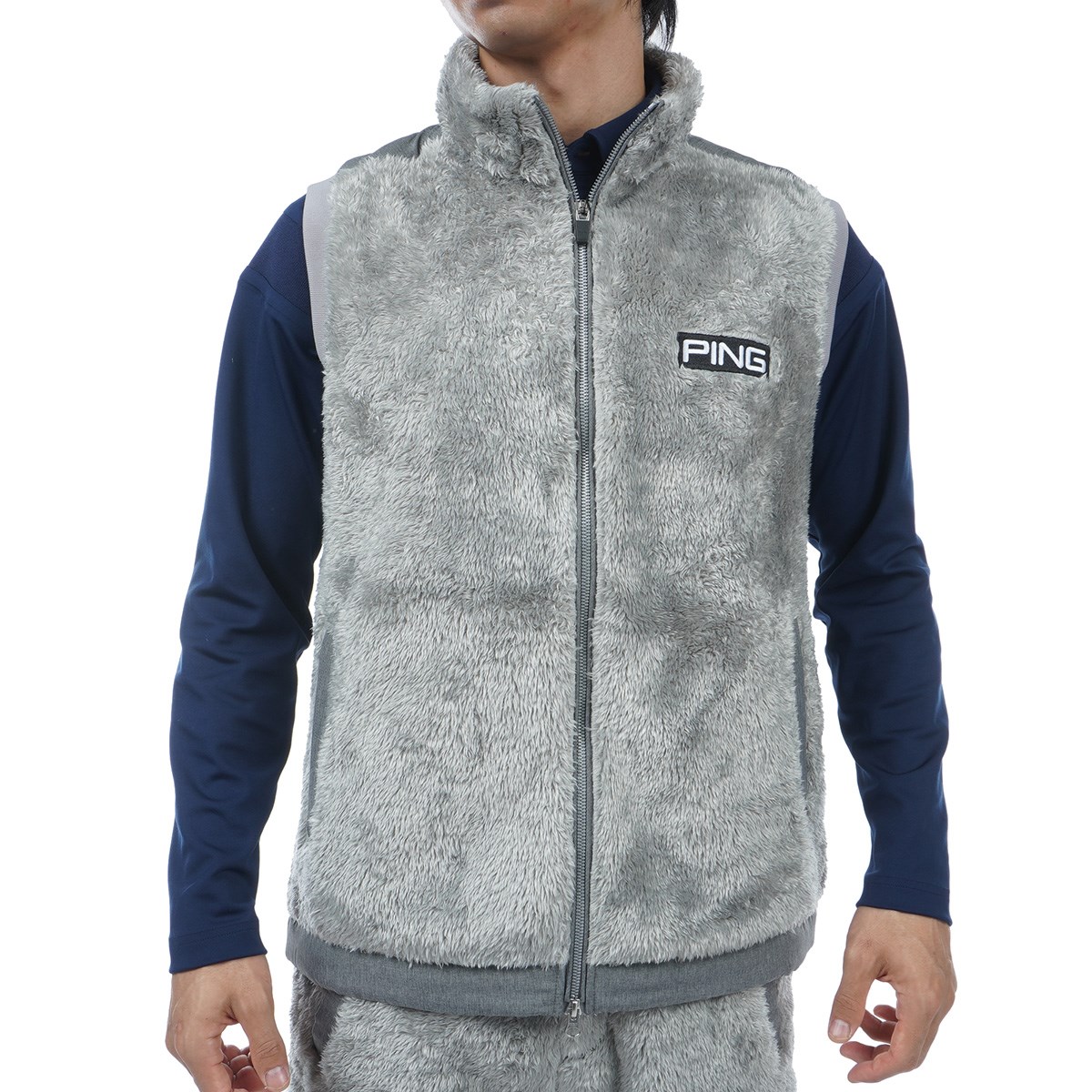 dショッピング |ピン PING ボアフリースベスト L グレー 020