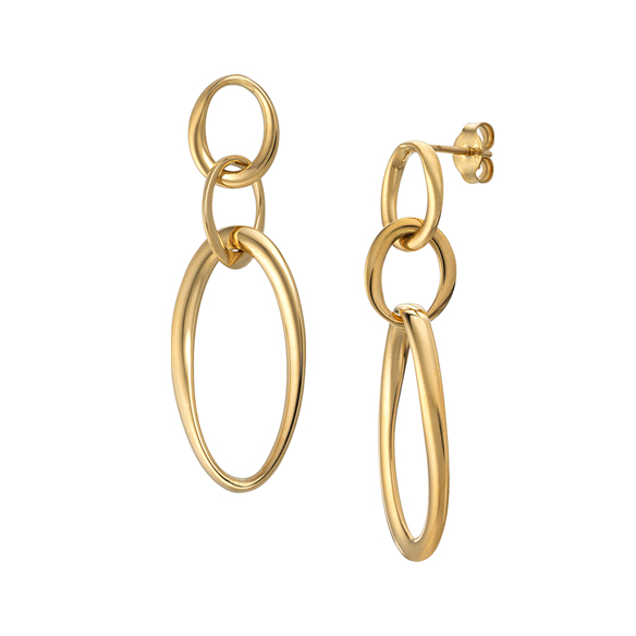 イタリア製〕K18イエローゴールド ピアス | 高品質 金・プラチナ