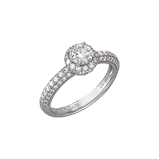 プラチナ ダイヤモンド リング 0.50カラット | 高品質 金・プラチナ