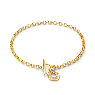 K18YGブレスレット ギンザタナカ 星エス 田中貴金属 造幣局刻印 ケース