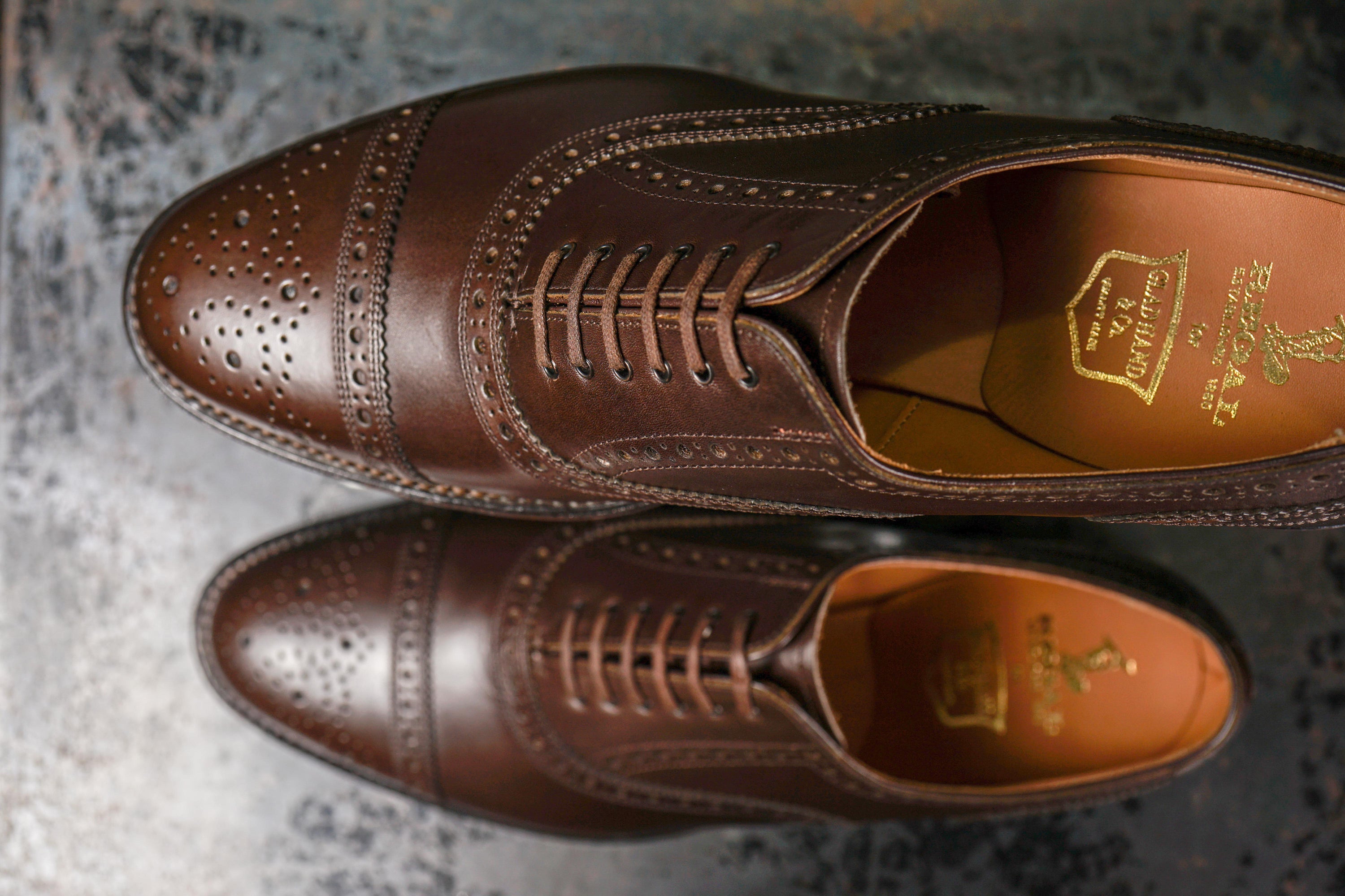 SEMI BROGUE OXFORD SHOES – GLADHAND & Co.