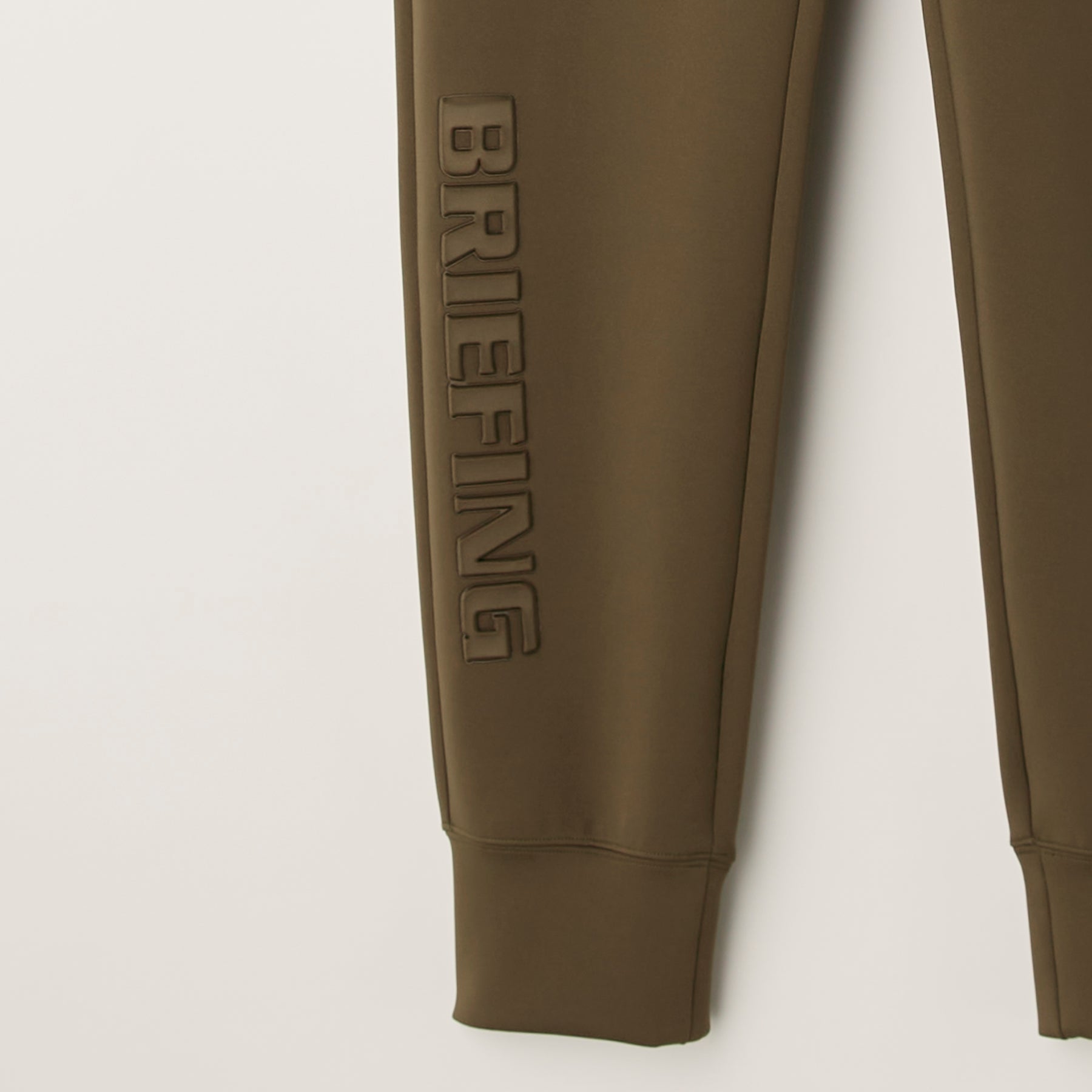 ブリーフィング WARM 3D JOGGER PANTS メンズ カーキ S MEN'S 3D LOGO