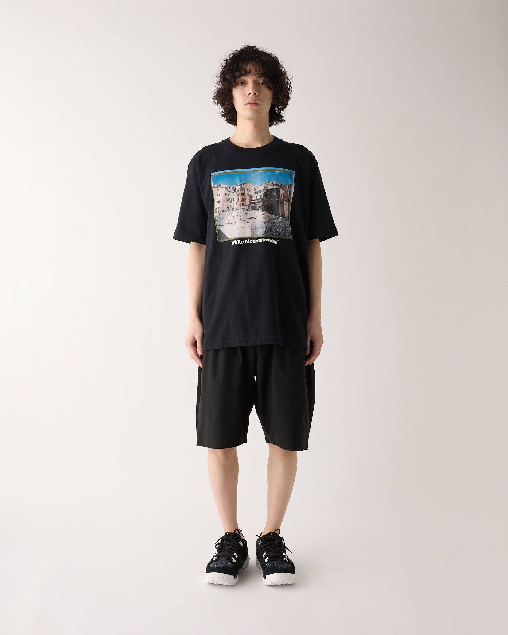 ホワイトマウンテニアリング】ソロテックス サルエル ショートパンツ