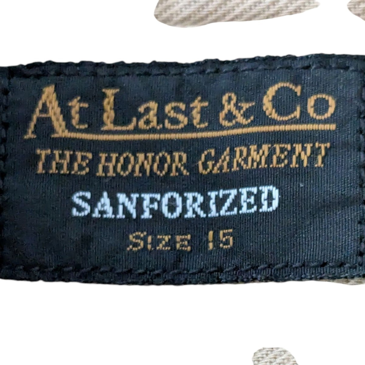 ATLAST ＆ CO(アットラスト) WORK SHIRTワークシャツ ブラウン サイズ