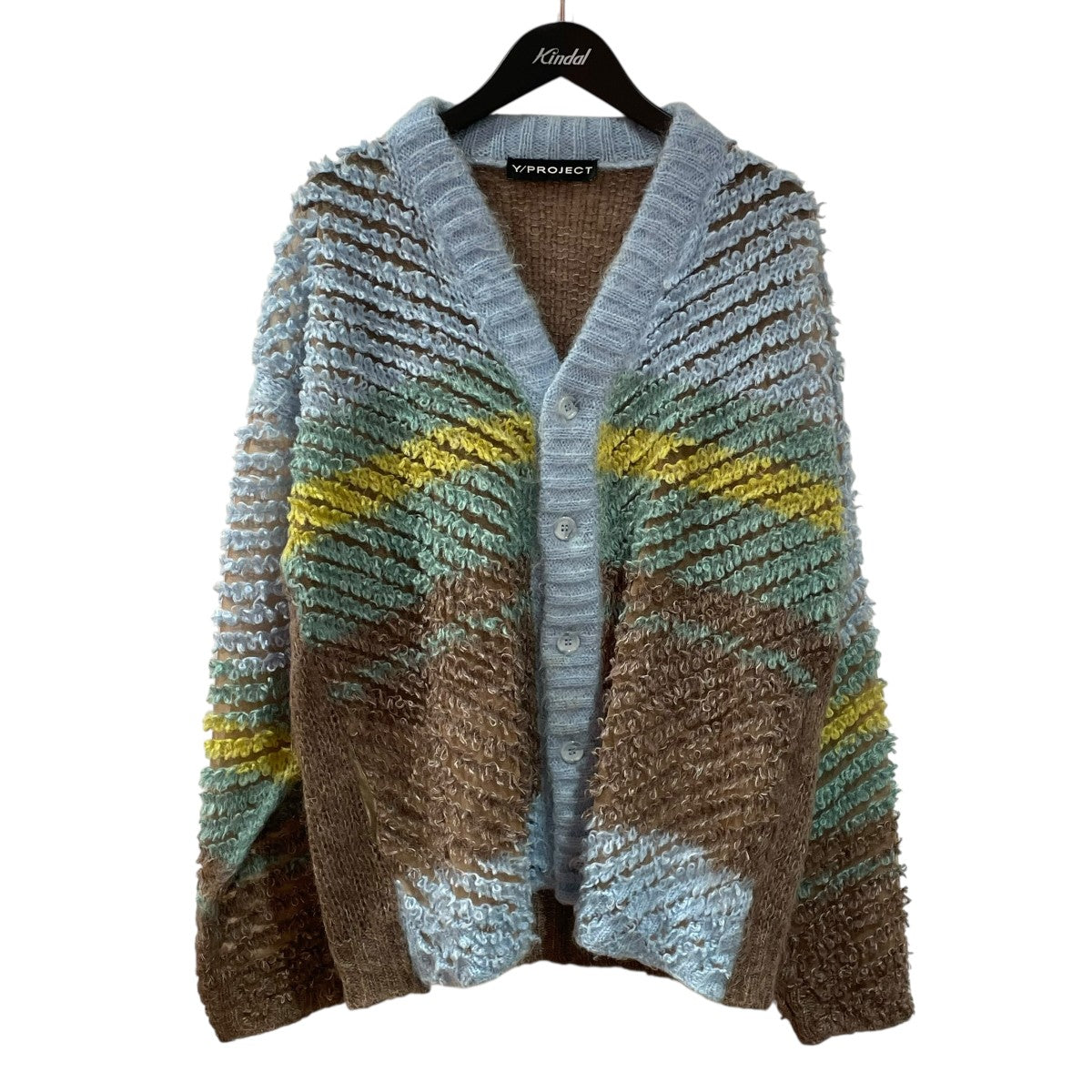 Y⁄PROJECT ワイプロジェクト モヘヤフリンジグラデーションマフラー