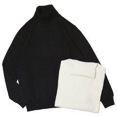 クルチアーニ / Cruciani / タートルネック ニット / ウール 編地