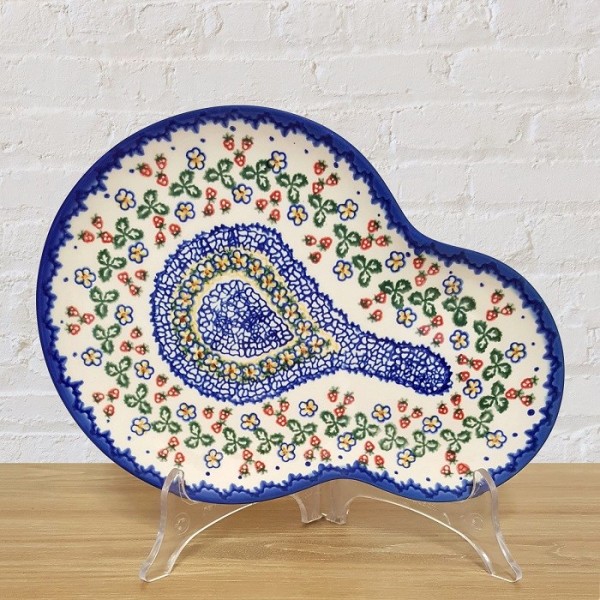 ポーリッシュポタリー VENA ダルマ プレート V209-U253 高さ2.5cm 長さ