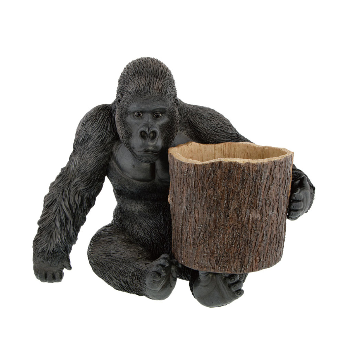 楽天市場】植木鉢 ゴリラ ポット付き （ ガーデニング オーナメント