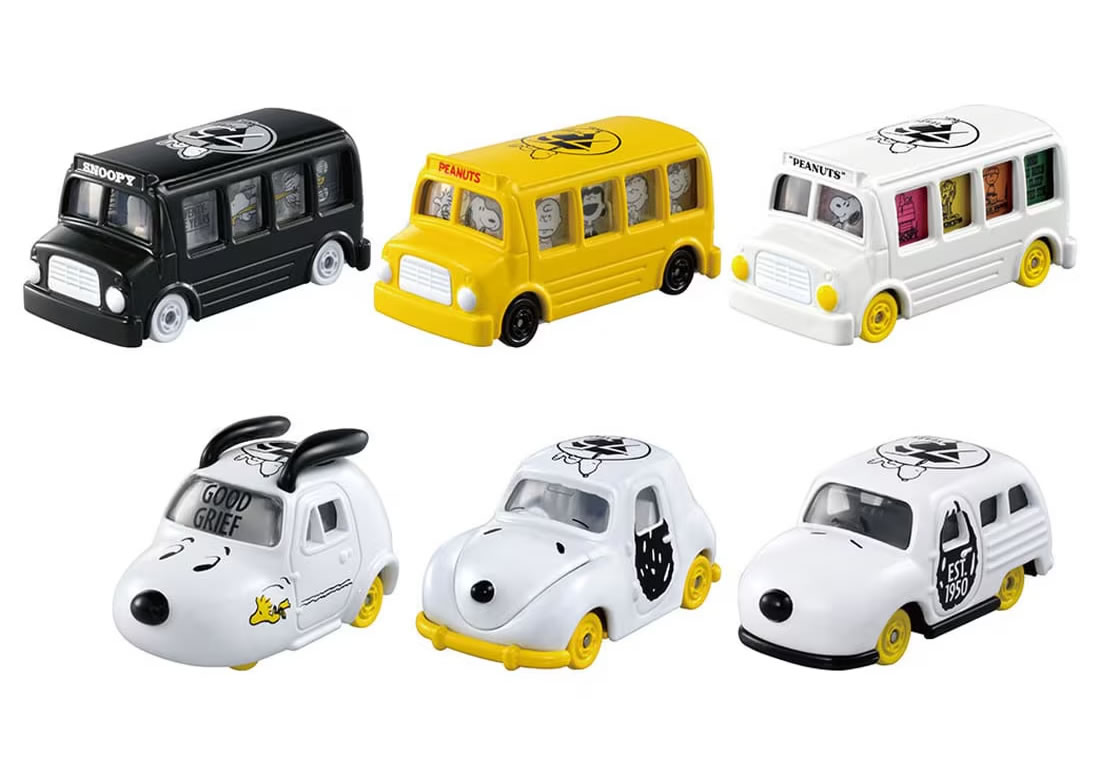 スヌーピータウン限定トミカ22 ウッドストックバスミニカー