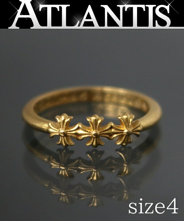 楽天市場】クロムハーツ Chrome Hearts リング CHクロス バブルガム