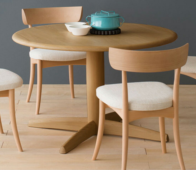 楽天市場】飛騨産業 HIDA 206B 侭 80cm円形ダイニングテーブル